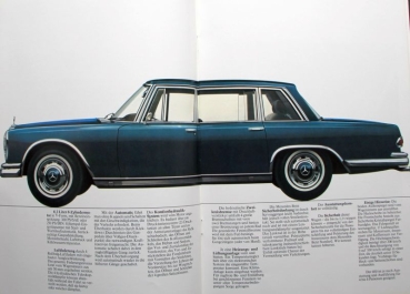 Mercedes-Benz 600 Modelprogram 1971 Carbrochure (0935)